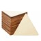 24 Pc Unfinished Wooden Triangles for Crafts, Geometric Shape for Wood Burning